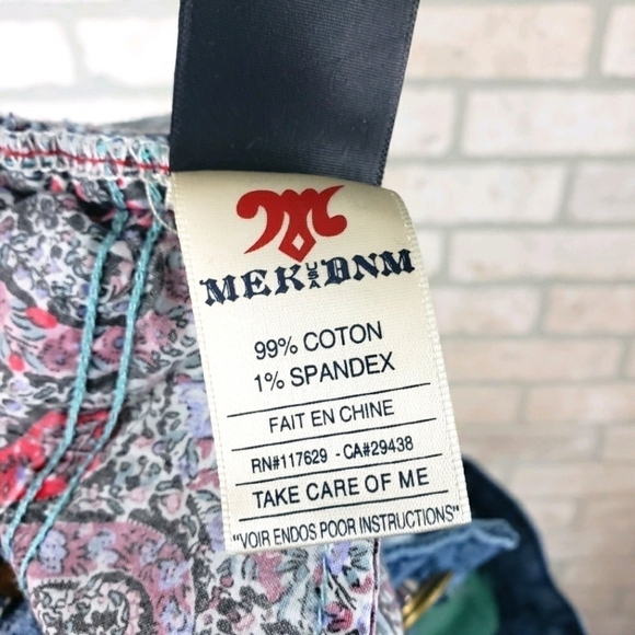 MEK DNM Paros Style Capris Low Rise Size 27 - Picture 10 of 11